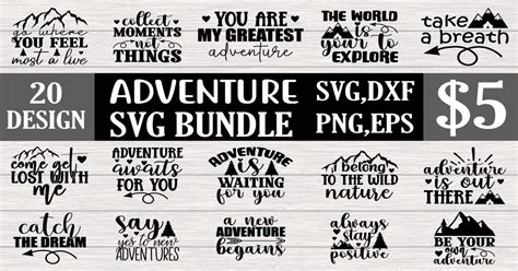 Adventure Svg Bundle Bundle · Creative Fabrica