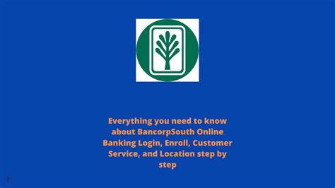 Bancorpsouth Bank Login Enroll Customer Service And Location