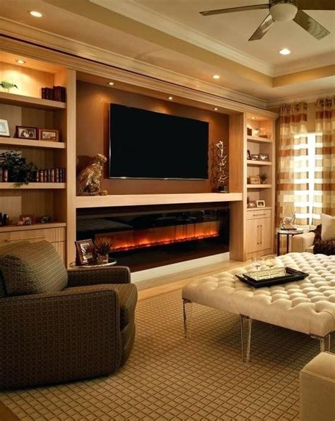 Image Result For Low Linear Fireplace On Bump Out With Tv Above