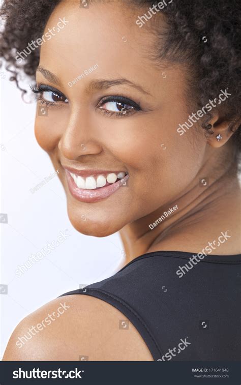 A Beautiful Mixed Race African American Girl Or Young