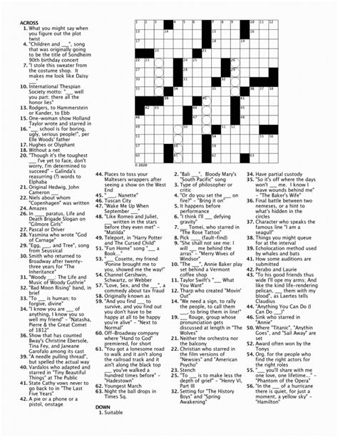 Häufig Archaisch Schwächen Themed Crossword Puzzles Anwalt Wildnis Niedrig