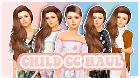 The Sims 4 Child Cc Folder Lookbook And Links🦄free Download Youtube