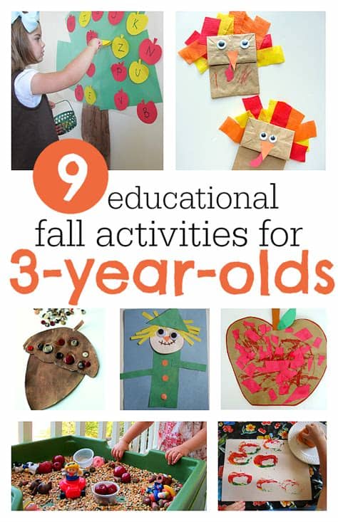 9 MUST-DO Fall Activities For 3-Year-Olds | Autumn ...