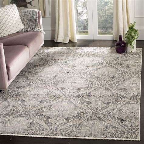 Safavieh Vintage Persian Collection Grey And Charcoal Polyester Area