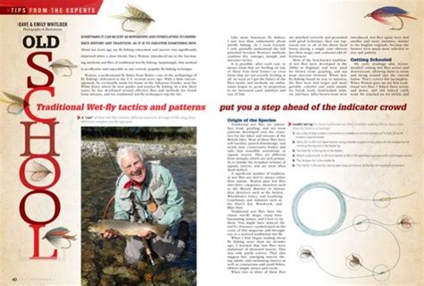 Traditional Wet Flies Fly Fisherman Magazine Nov 2011 Dave And Emily
