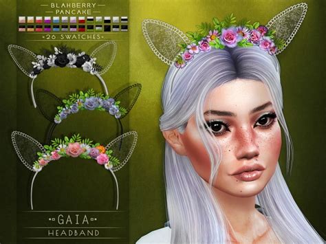 Gaia Headbands At Blahberry Pancake Sims 4 Updates