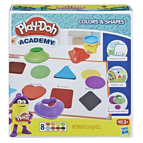 Play Doh Shape And Learn Colors And Shapes With 8 Cans And 5 Tools Walmart