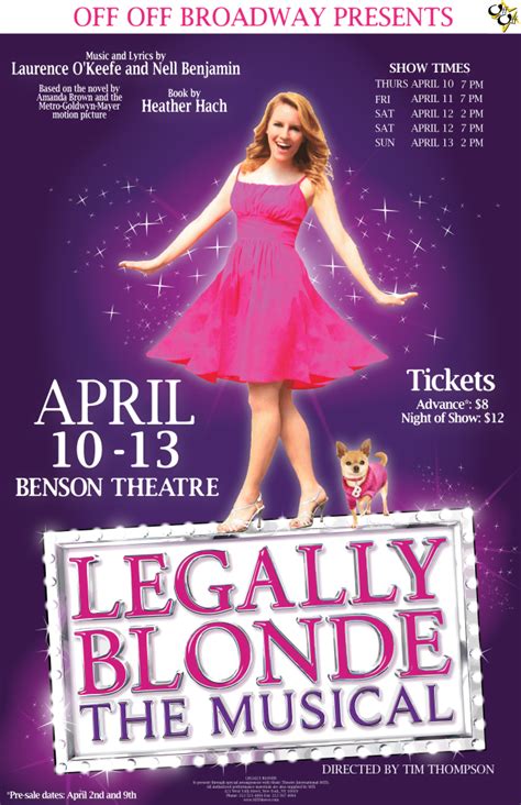 Legally Blonde The Musical Poster By Landon Masters At