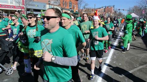 Start Of The 2018 5k On St Patricks Day Youtube