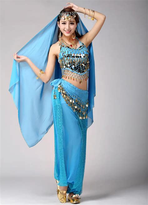 Belly Dance Costumes Picture More Detailed Picture About 4pcs Sets Sexy India Egypt Belly