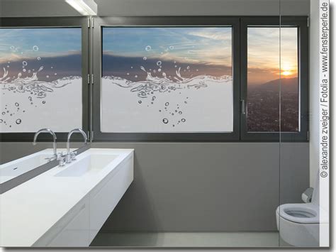 Fensterfolie Badezimmer