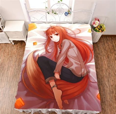 Buy Spice And Wolf Anime Bed Sheet Throw Blanket Bedding Coverlet Cosplay Ts