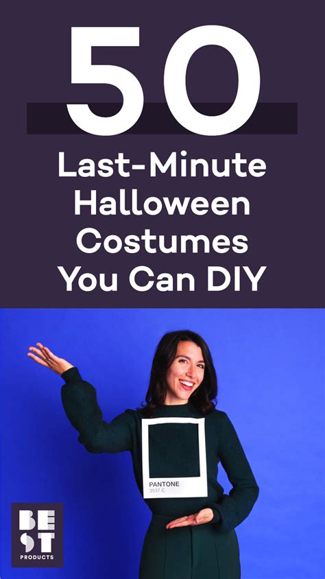 need a last minute halloween costume these 60 ideas will look like you put a lot of effort