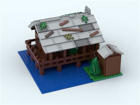 Lego Moc A Cabin In The Wood By Der Noppenbotschafter Rebrickable