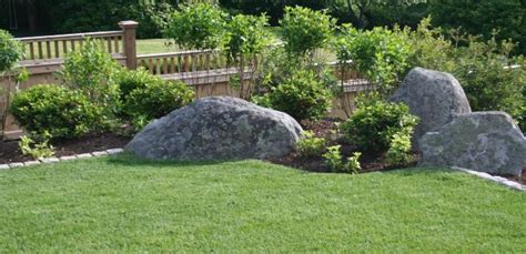 Landscapes, hardscapes, lawn care and more! Boulders: Atlantic Lawn and Garden