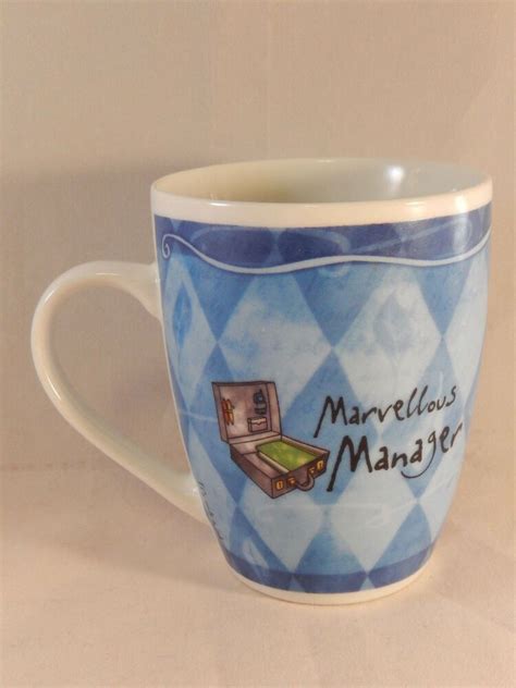 Marvellous Manager Mug Fine Porcelain History And Heraldry Its Only A