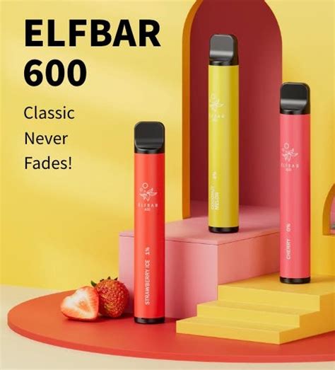 Elf Bar 600 Disposable Kit — 0mg Nicotine Free 5 For £20 Vape Uk