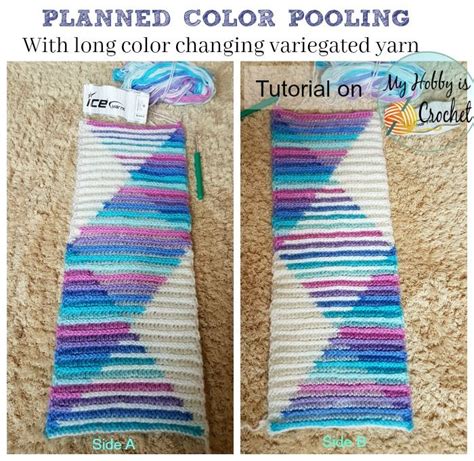 Tutorial How To Crochet Planned Color Pooling With Long Color Changing