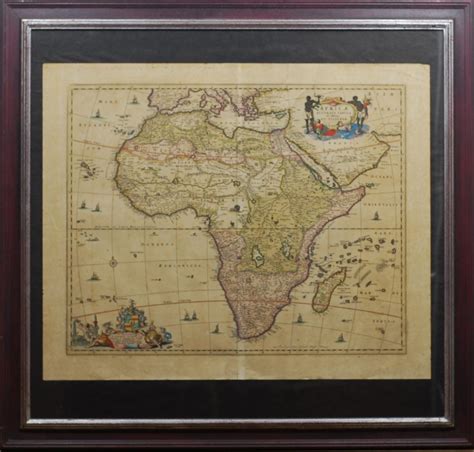 Africae Accurata Tabula Ex Officina Visscher Nicolas Quagga Books