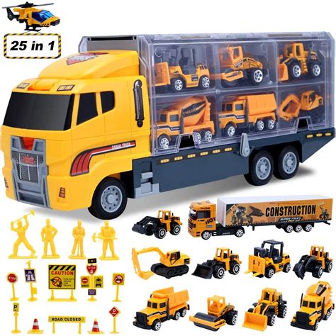 Car Toddler Toys For Boystrucks 25 In 1 Engineering Die Cast