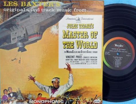 Master Of The World Orig Us Ost Lp Ex 61 Vee Jay Vjlp4000 Les Baxter