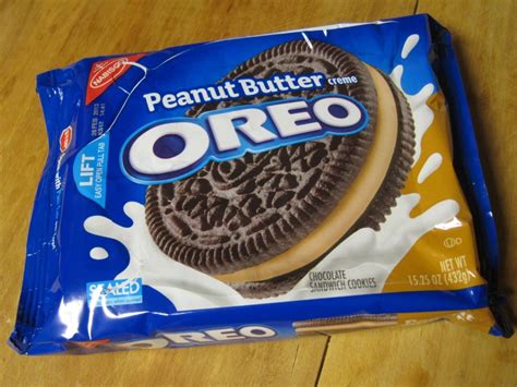 Review Nabisco Peanut Butter Creme Oreos Brand Eating