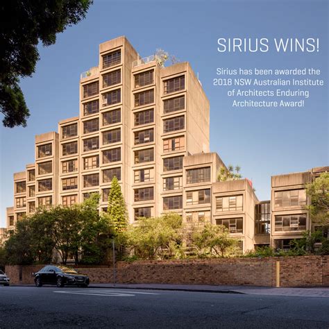 Sirius Wins 2018 Enduring Architecture Award From Nsw Australian