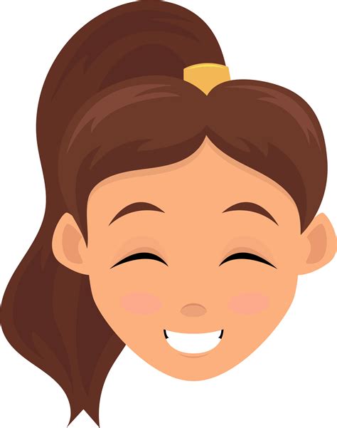 Woman Face Expression Clipart Design Illustration 9400442 Png