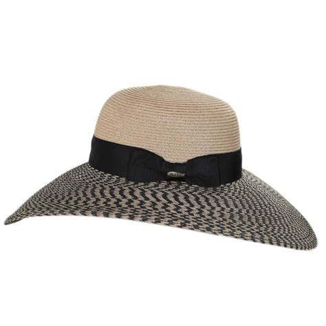 Karen Keith Resort Straw Swinger Wide Brim Hat Sun Hats