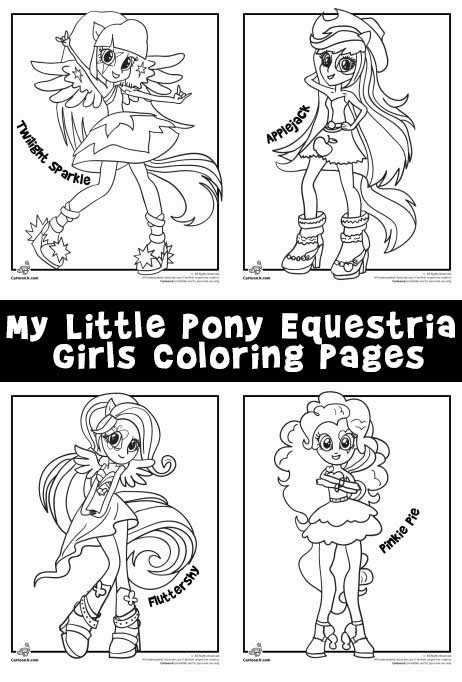 You can play with colorful lovable ponies like rainbow dash twilight sparkle and apple bloom. Coloring Pages of My Little Pony Equestria Girls Rainbow ...