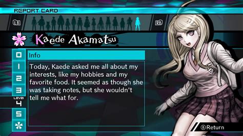 Coward's paradise introduction cards (new). Danganronpa V3: Killing Harmony ENG - Kaede's Completed Report Card - YouTube