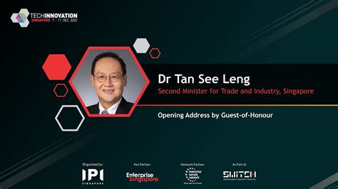 Hello and welcome to my official facebook page! Opening Address by Dr Tan See Leng, Second Minister for ...