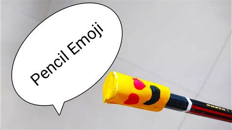 Diy Pencil Emoji How To Make Easy Pencil Emoji Youtube