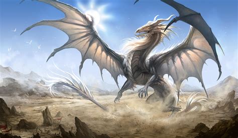 White Dragon By Sandara On Deviantart