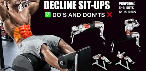 Decline Sit Ups Proper Form How To Do Guide Benefits Tips
