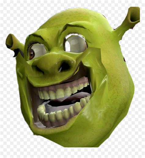 96 Transparent Png Shrek Meme Face