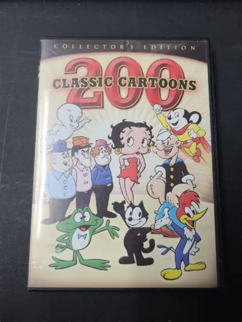 200 Classic Cartoons Dvd 600 Picclick