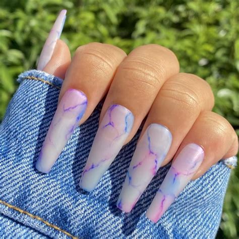 Cotton Candy Adore Luxe Nails In 2021 Confetti Nails Purple