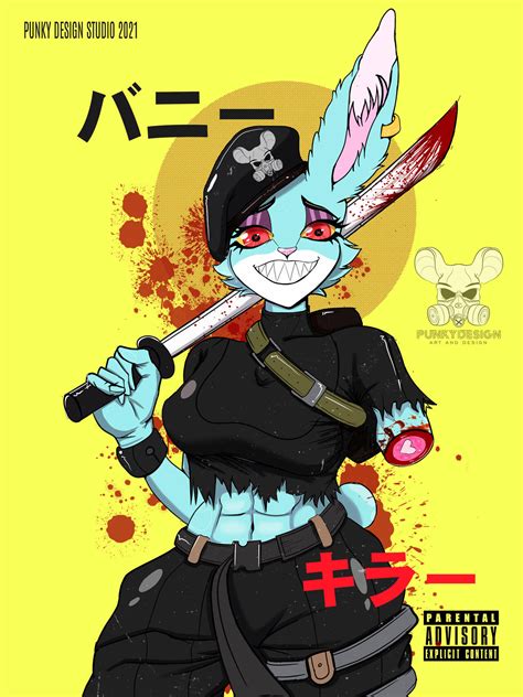 Artstation Digital Poster Killer Bunny