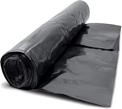 Heavy Duty Black Polythene Sheet Dpmdpc 300 Mu 1200 Gauge Select