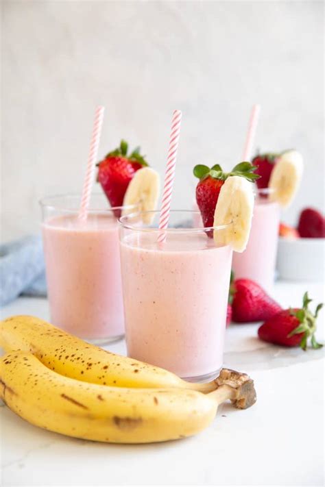 How To Make A Strawberry Banana Smoothie Like Tropical Smoothie Banana Poster