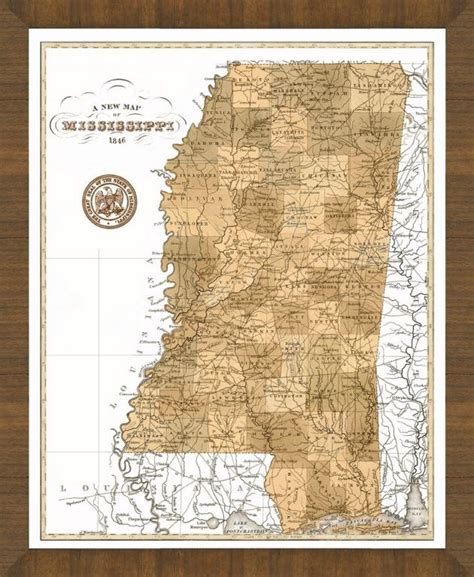Old Map Of Mississippi Old Mississippi Maps For Sale Succed