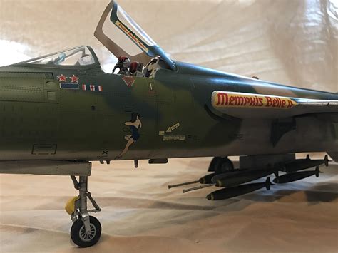 F105d Thunderchief Aircraft Plastic Model Airplane Kit 132 Scale