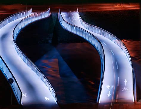 Talfer Bridge At The Museion Bolzano Italy Lichtvision Design