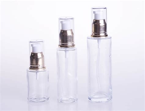 Clear Glass Lotion Bottle With Goden Caps Buy Bottle With Spray Head Serum Bottle Face Clean