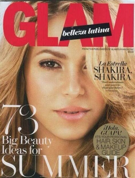 Shakira Argentina Shakira En La Revista Glam Belleza Latina