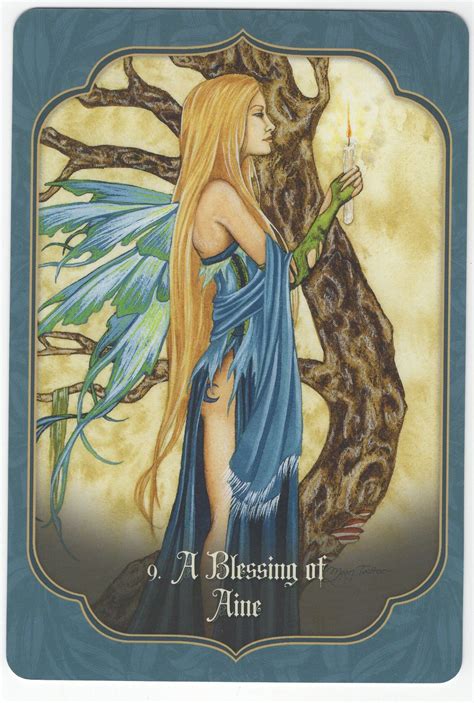Faery Blessing Cards Карты Волшебного благословения Blue Angel