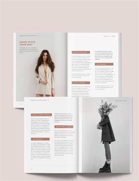 Fashion Magazine Cover Template In Indesign Ms Word Publisher Pages