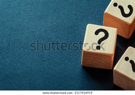 Side Border Question Marks On Wooden Stock Photo Edit Now 1517416919