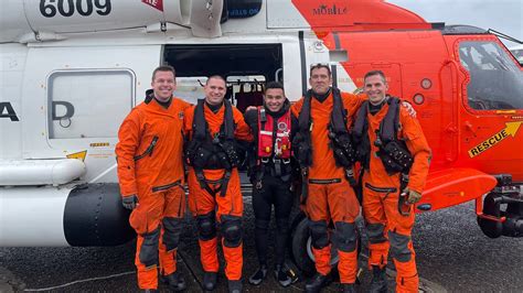 Coast Guardsman Saves Man Graduates Rescue Swimmer School Hours Later